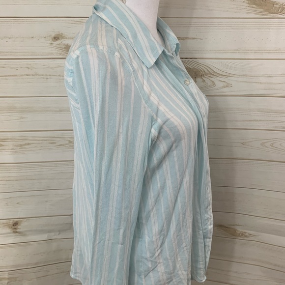 Abound Light Blue white Button Down Shirt - Picture 9 of 11